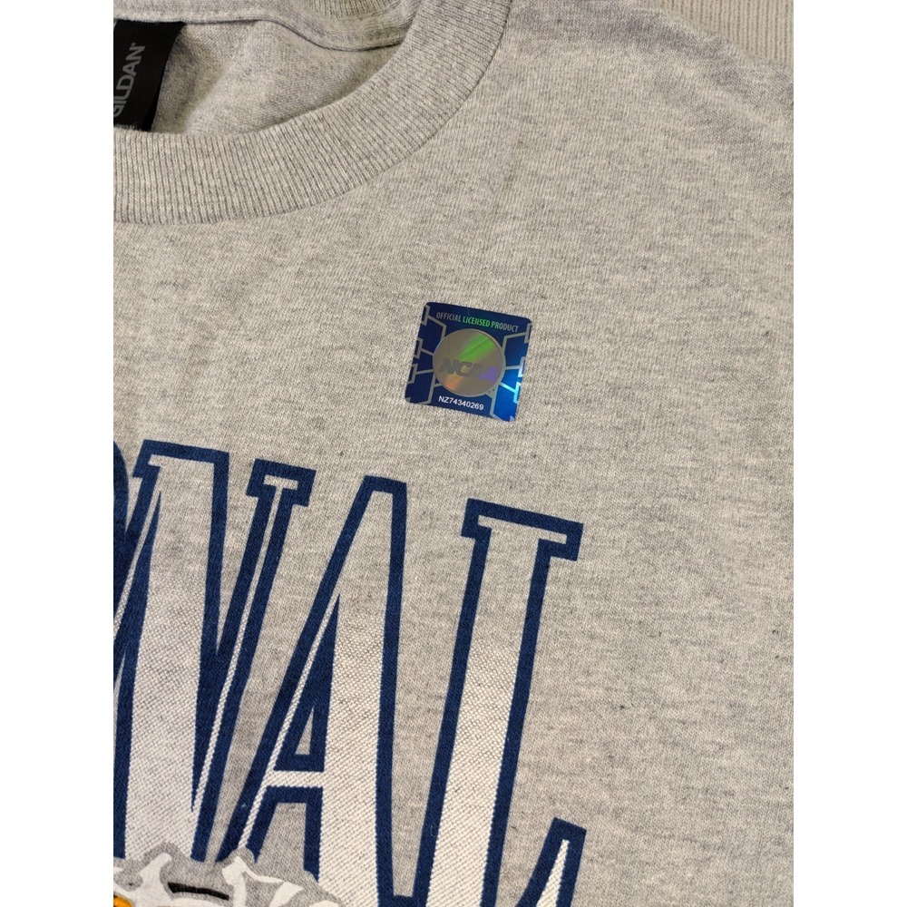 Michigan Wolverines Shirt Mens Medium Gray Basketball National Champions NWOT - Picture 4 of 9